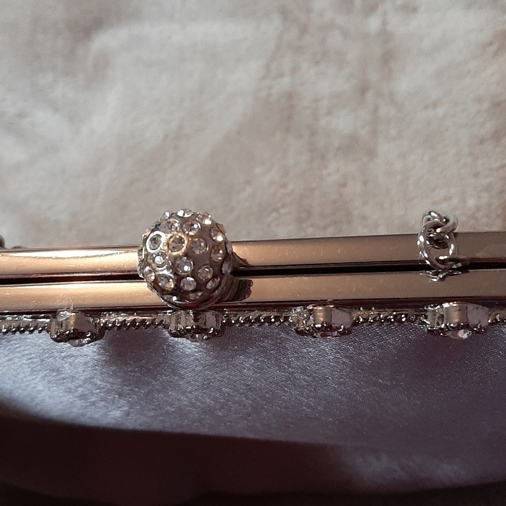 Mariell silver gray clutch - Picture 3 of 5